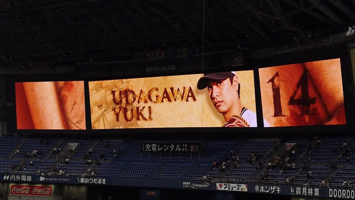 宇田川優希 投手 ｢Klaus Badelt  彼こそが海賊｣ 登場曲 オリックス･バファローズ 選手 ビジョン映像  PV 演出 新ver @ 京セラドーム 2024