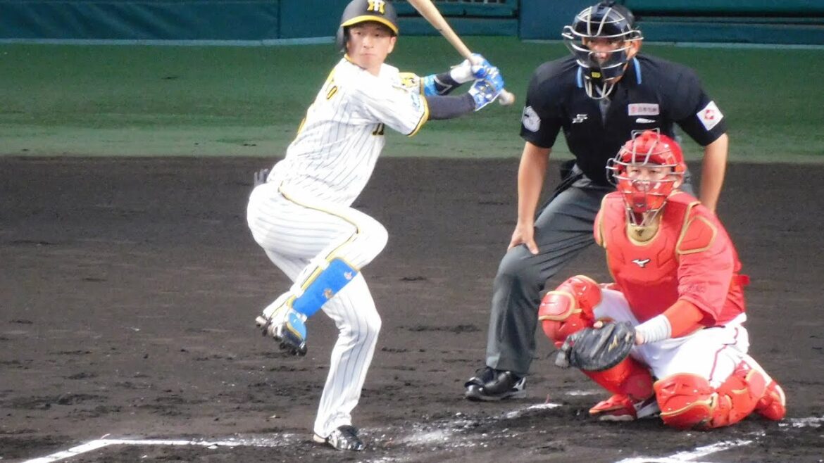 【流石すぎる】近本光司 センターは勝ち越しの2点タイムリー 最多安打獲得へさらに前進 大瀬良から貴重な勝ち越し打 本日3打点