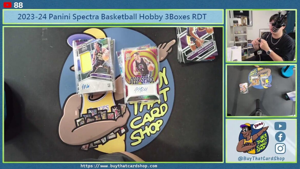 [BuyThatCard 9/12] 2023-24 Panini Spectra Basketball Hobby RDT /Host by D