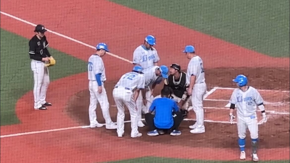 佐々木朗希 野村大樹への危険球で退場！(投球後映像となります)【西武vsロッテ】2024/9/15 金子侑司引退試合