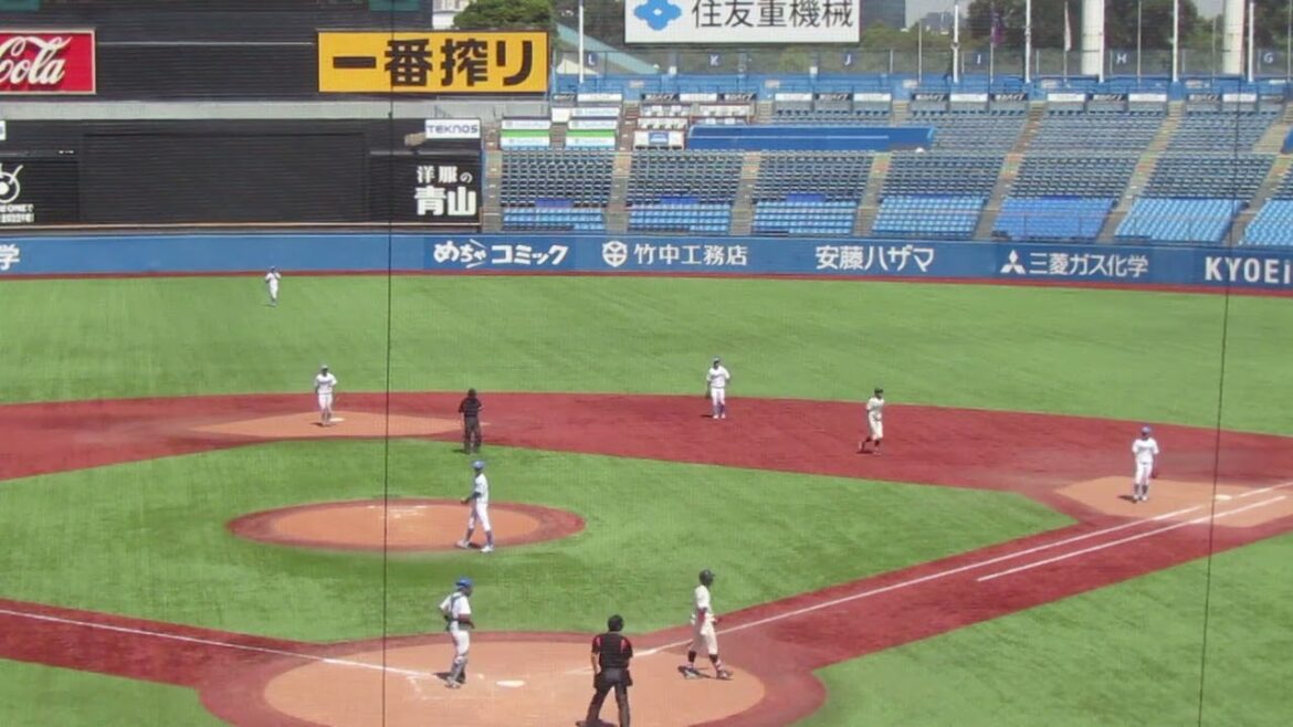 国学院大 落合俊介がヒットを放ち柳舘憲吾の場面＜東都大学野球 秋季 國學院大 対 青山学院大 2024年9月9日＞