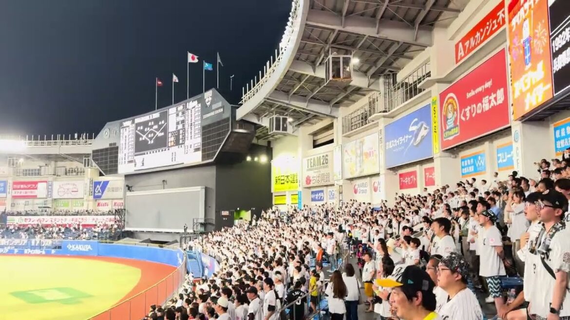 中村奨吾応援歌  2024/9/5  ロッテ vs 楽天 #chibalotte