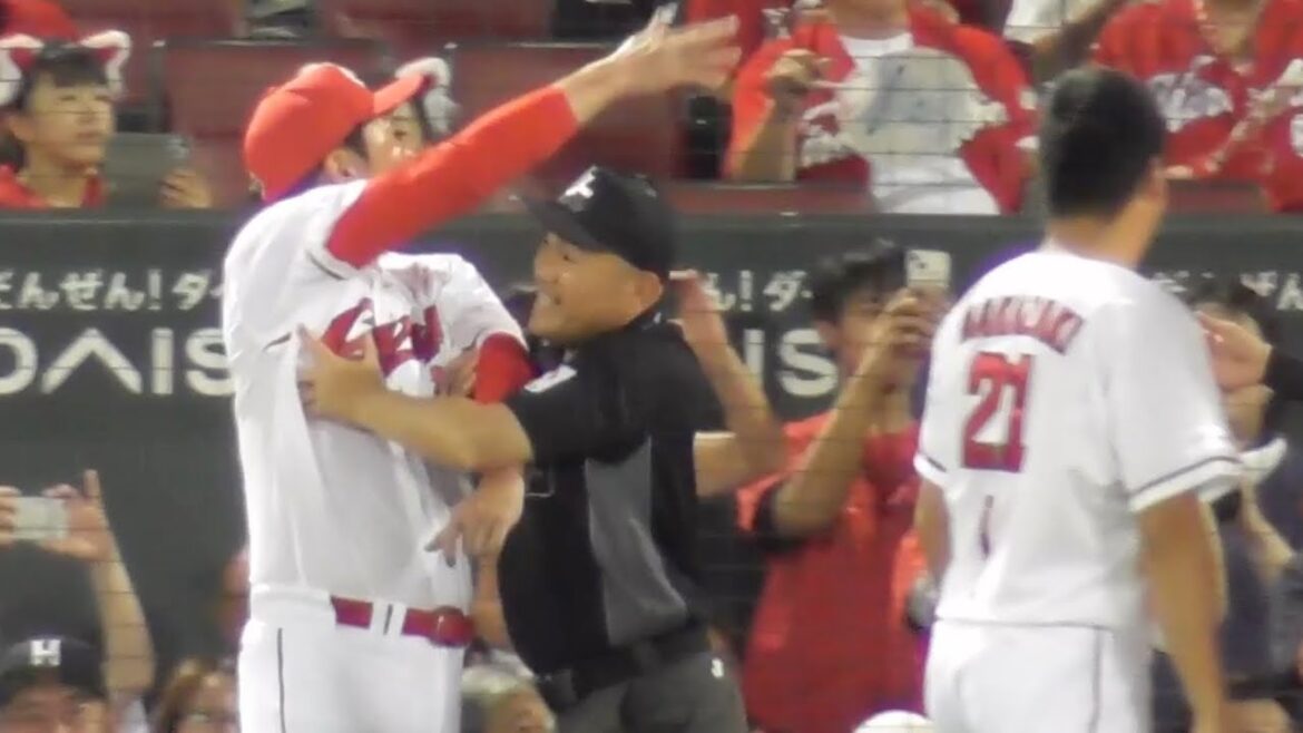 あわや乱闘寸前！新井監督が激高、秋山の死球をめぐり闘志むき出し！両軍入り乱れ警告試合に場内騒然！2024年9月15日