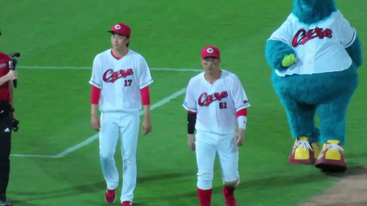 今日のヒーローは常廣羽也斗&小園海斗　カープパフォーマンス席からコール❗👍️