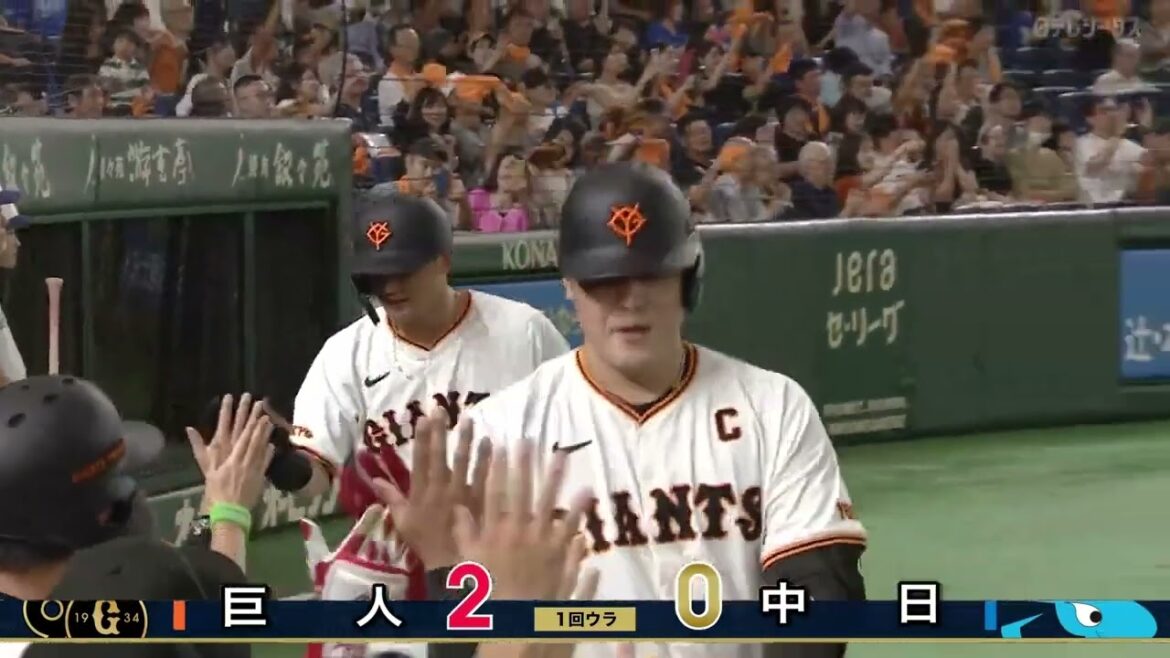 【2試合連発①】岡本和真 らしい形の24号先制2ラン!!