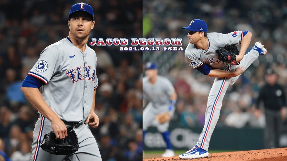 【神、無事に帰還】ジェイコブ・デグロム 全投球ダイジェスト(2024.09.13 @SEA)/Jacob deGrom's Every Pitch(2024.09.13 @SEA)