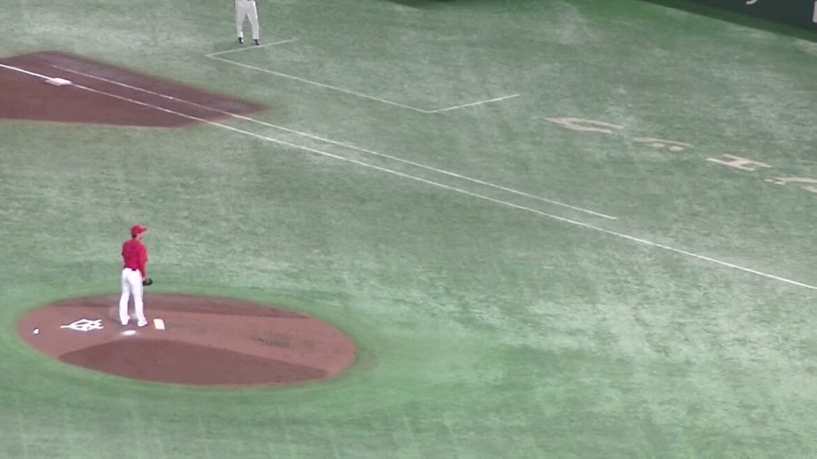 森浦大輔 吉川尚輝をピッチャーゴロ【読売ジャイアンツ対 広島東洋カープ  2024年8月22日】