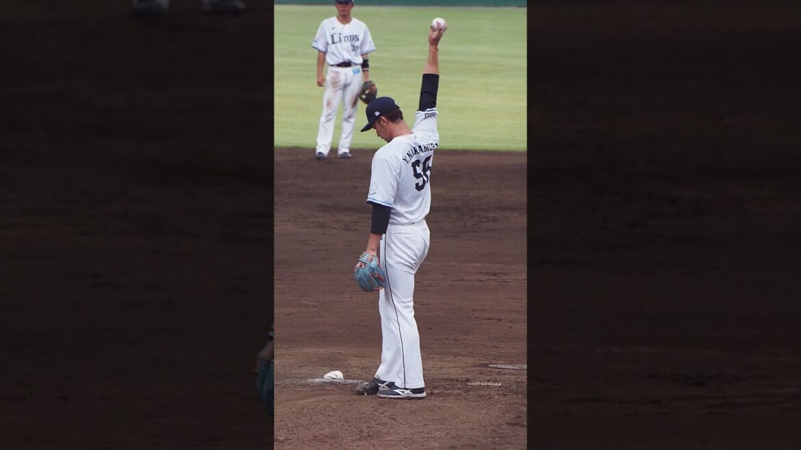 2024.09.08 埼玉西武-東北楽天 #中村祐太 投球シーン (カーミニーク) #seibulions #プロ野球