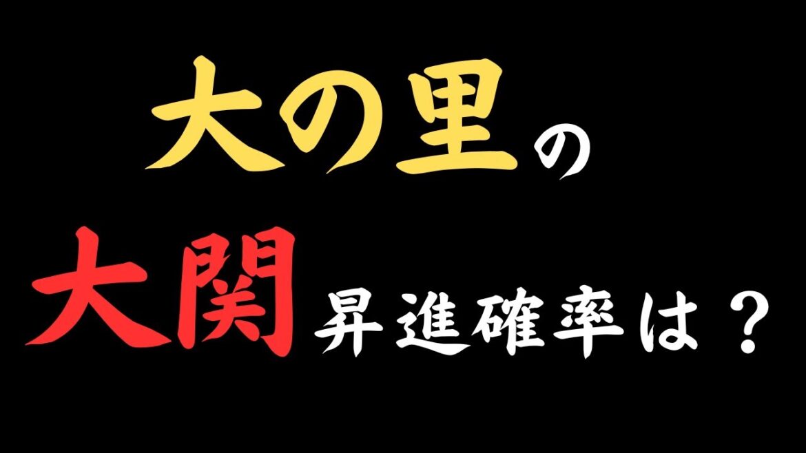 現在9連勝！大の里の大関昇進確率は...【大相撲】