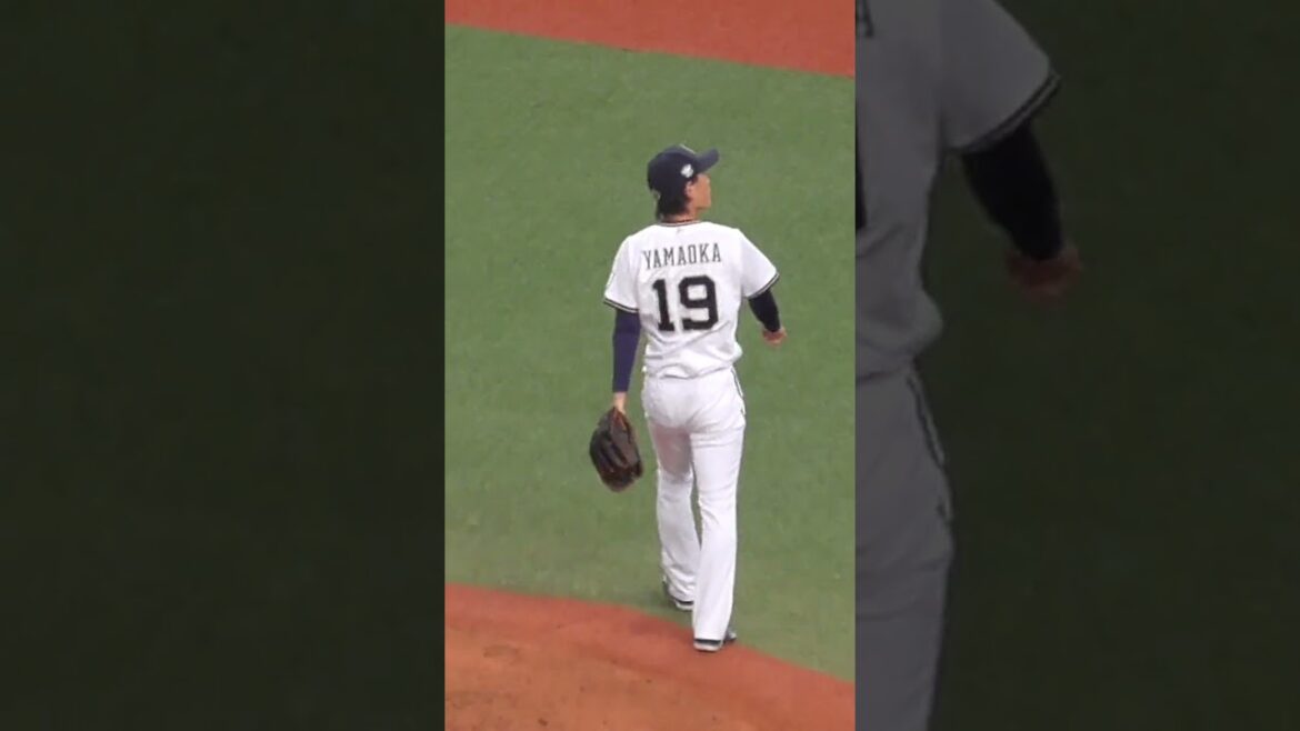 山岡 泰輔　復活登板のマウンド　#オリックスバファローズ #shorts