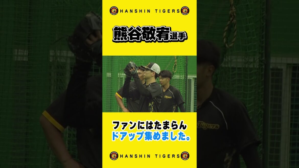 Hanshin-Tigers: 【TORACO必見】あなたは推しのたまらん姿に耐えられますか?#熊谷敬宥 選手のカメラ目線ドアップ映像集めました#shorts 【TORACO必見】あなたは推しのたまらん姿に耐えられますか?#熊谷敬宥 選手のカメラ目線ドアップ映像集めました#shorts