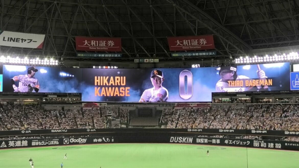 ソフトバンク 川瀬晃 登場曲～SAY YES／CHAGE and ASKA 2024.8.17