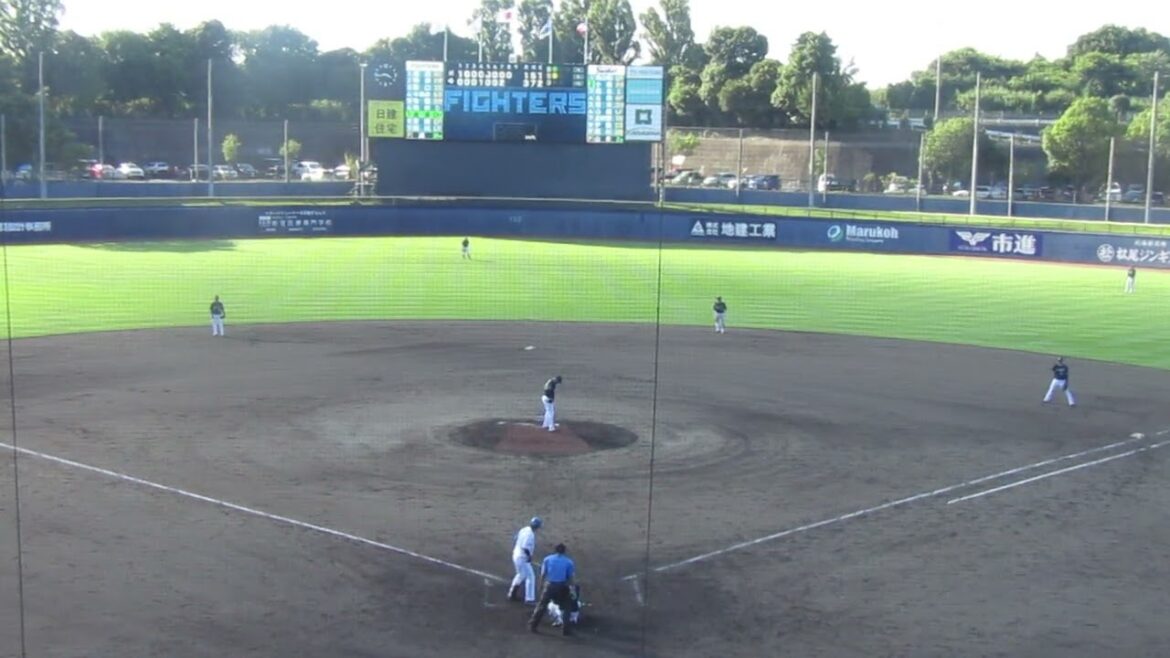 進藤勇也を空振り三振にとる山本大貴（2024年9月4日 日本ハムファイターズ 対 ヤクルトスワローズ）