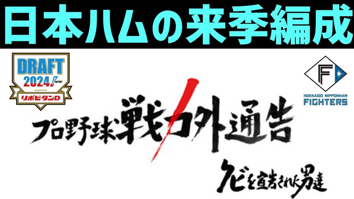 【閲覧注意】2024年日本ハムファイターズの来季編成について ※補強ポイント・ドラフト・戦力外の予想を含みます 【閲覧注意】2024年日本ハムファイターズの来季編成について ※補強ポイント・ドラフト・戦力外の予想を含みます