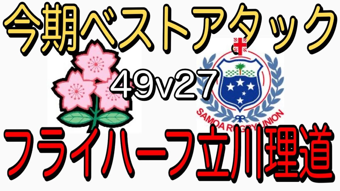 【JAPANvサモア戦を観た感想】アタック良くなってきた。勝因は地の利。