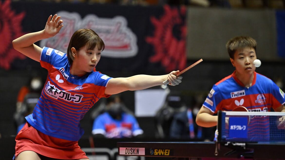 チャンルイ 長﨑 美柚 vs 栗山優菜 山室早矢 TFINALGAME 木下アビエル神奈川 vs 九州アスティーダ ノジマTリーグ 大和スポーツセンター11月11日 第1G【卓球Tリーグ公式】 チャンルイ 長﨑 美柚 vs 栗山優菜 山室早矢 TFINALGAME 木下アビエル神奈川 vs 九州アスティーダ ノジマTリーグ 大和スポーツセンター11月11日 第1G【卓球Tリーグ公式】