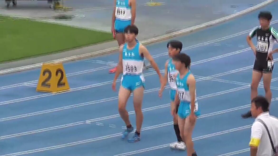 東大和 4×400m 6位 第77回東京都高等学校陸上競技対校選手権大会