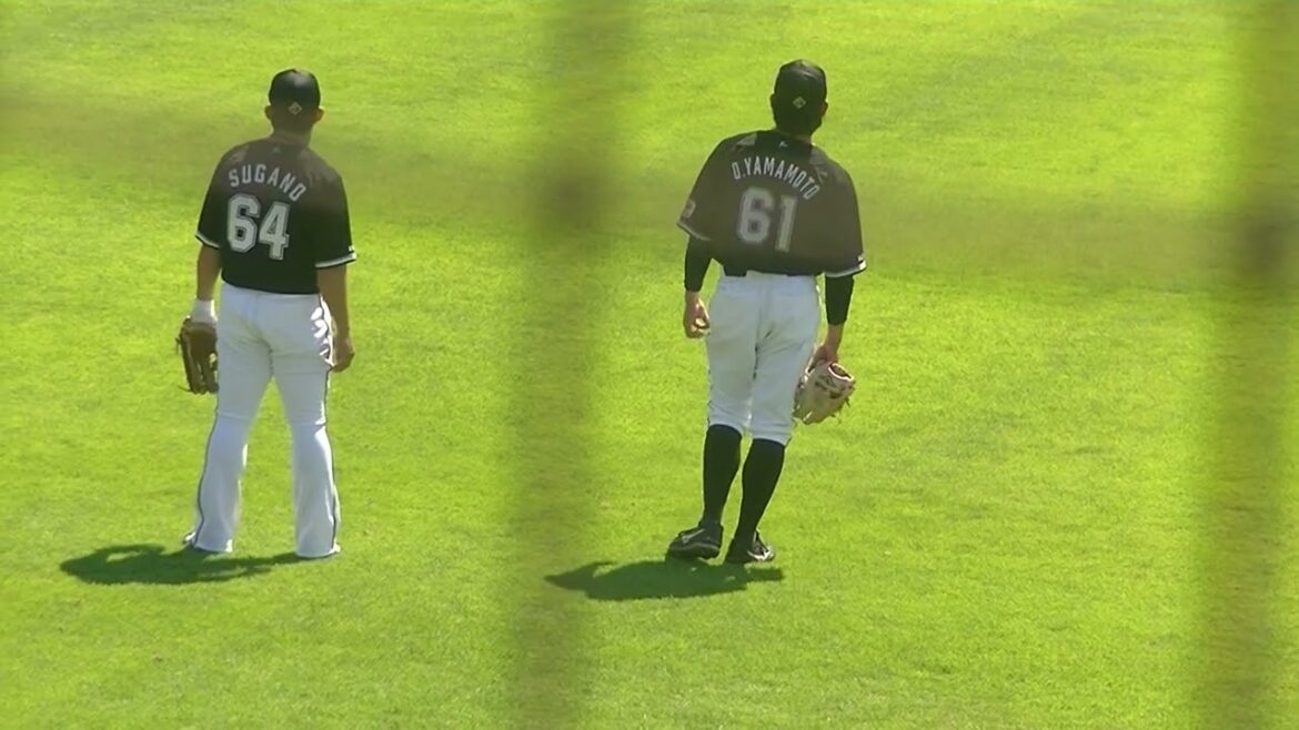 【マリーンズ】山本大斗と菅野剛士のバックホーム（2024年9月11日 日本ハムファイターズ 対 千葉ロッテマリーンズ 鎌ヶ谷）