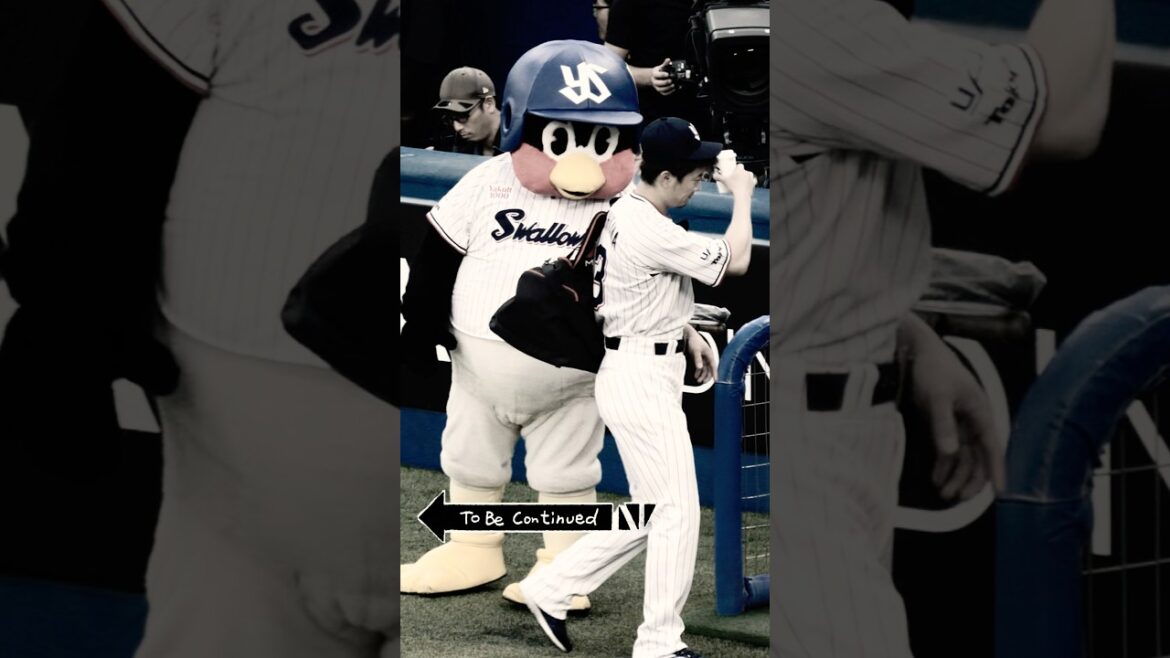つば九郎　ぱるるからスタバ自慢されちゃう！？ #swallows #プロ野球 #つば九郎 #西川遥輝 #スターバックス