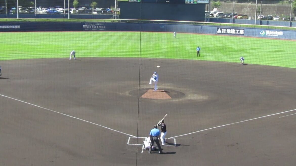 【ファイターズ】マーフィー  マリーンズ平沢大河を見逃し三振（2024年9月11日 日本ハムファイターズ 対 千葉ロッテマリーンズ 鎌ヶ谷）