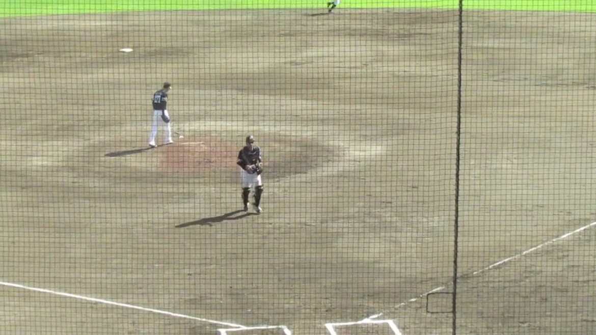 【ソフトバンク】齊藤大将の投球フォーム（2024年9月2日 読売ジャイアンツ3軍 対 ソフトバンクホークス3軍）