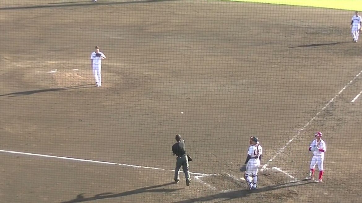 巨人 小沼健太〜信濃グランセローズ馬場愛己を三振にとる（2024年9月12日 読売ジャイアンツ3軍 対 BCL選抜）