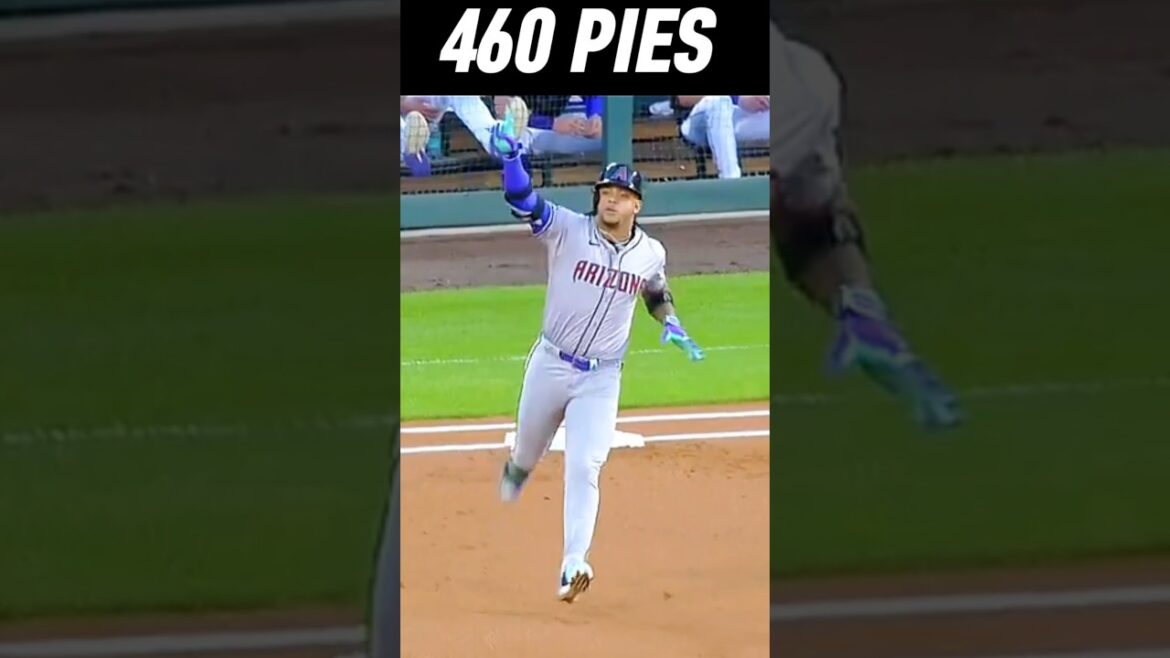 460 PIES 😱 JONRÓN (32) KETEL MARTE #mlb