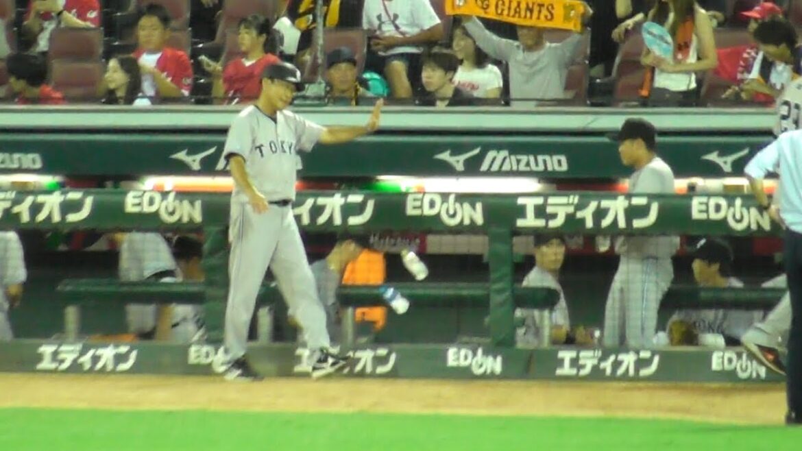 誰もいない⁉︎巨人川相コーチ1人寂しくハイタッチポーズ...と思いきや中山選手を見つけるの巻