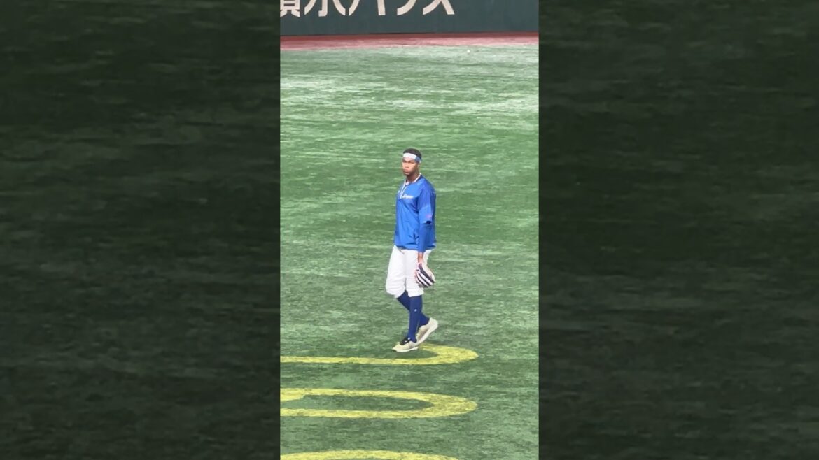 ライデル❤️‍🔥チュニドラファンは試合開始2時間前にいくのがオススメ💫レフトビジターから練習風景2024.9.15読売戦 3-6負け🔥#立浪  #中日 #読売