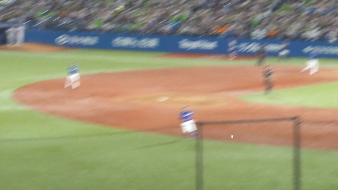 ヤクルト 松本直樹 タイムリーヒット　ヤクルト vs 中日　2024年9月21日(土) 神宮球場