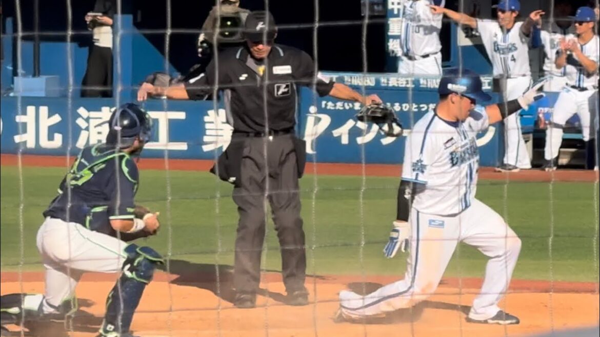 【5回裏】3点目牧秀悟佐野恵太横浜DeNAベイスターズ2024年9月23日小川東京ヤクルトスワローズ