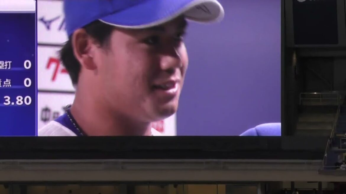 #松木平優太　#石川昂弥　#ヒーローインタビュー　2024年9月23日(月)　中日 - 広島 24回戦