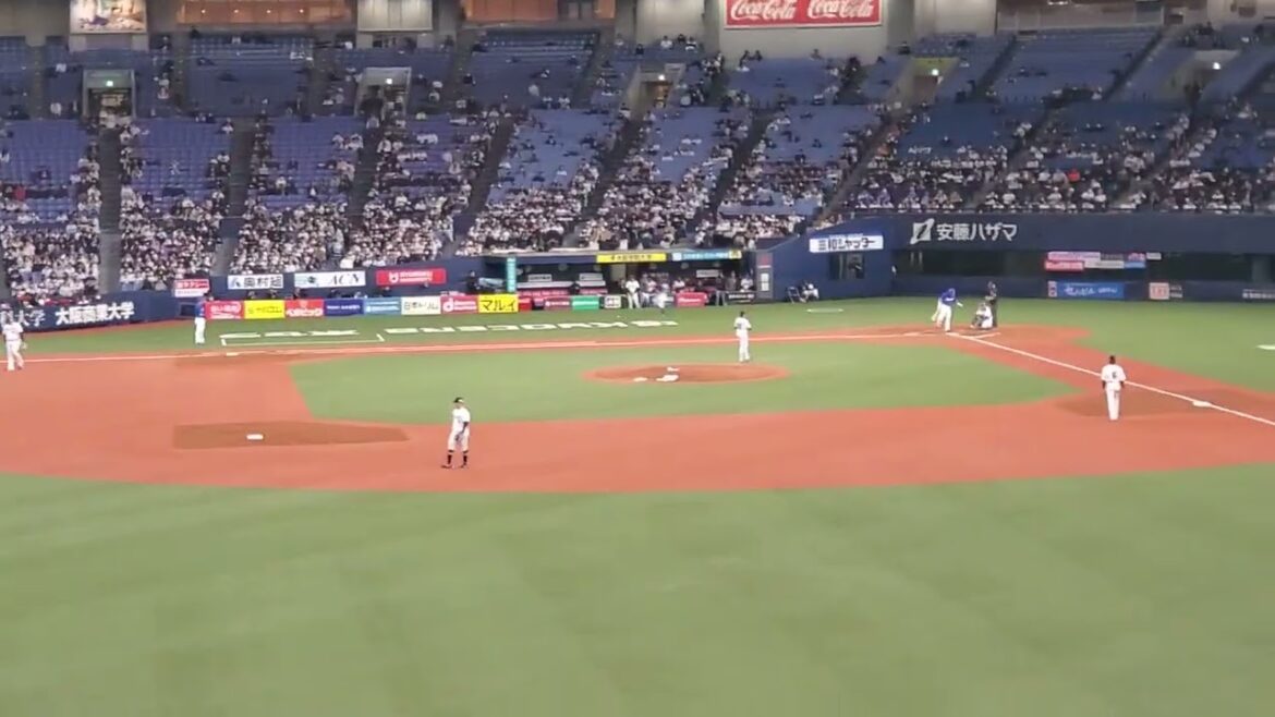 20240306　大島ﾌﾟﾛ♪【大島洋平 応援歌】中日ﾄﾞﾗｺﾞﾝｽﾞ　3回表@京ｾﾗﾄﾞｰﾑ大阪･ﾚﾌﾄ外野下段 ｵｰﾌﾟﾝ戦