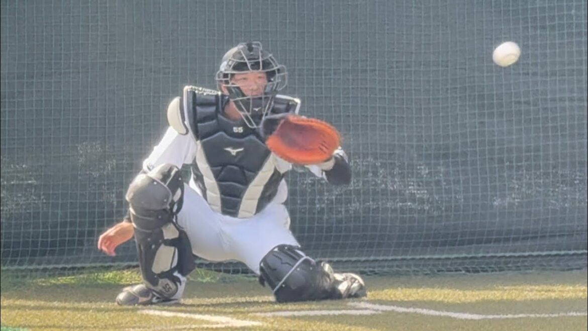 2024/9/24 柿沼友哉 キャッチング ロッテ浦和球場 #chibalotte