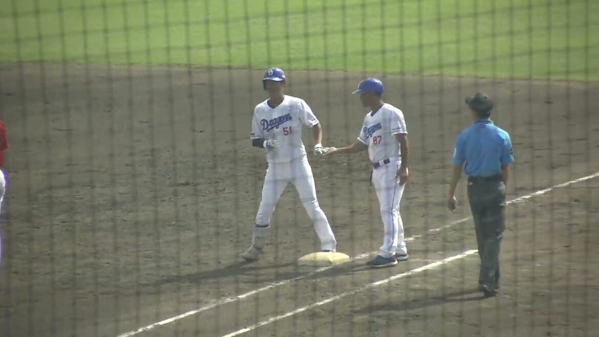 【マルチ】中日ドラゴンズ 上林誠知選手 センター前ヒット 第2打席 VS 広島東洋カープ 遠藤淳志投手 2024/9/24 ナゴヤ球場