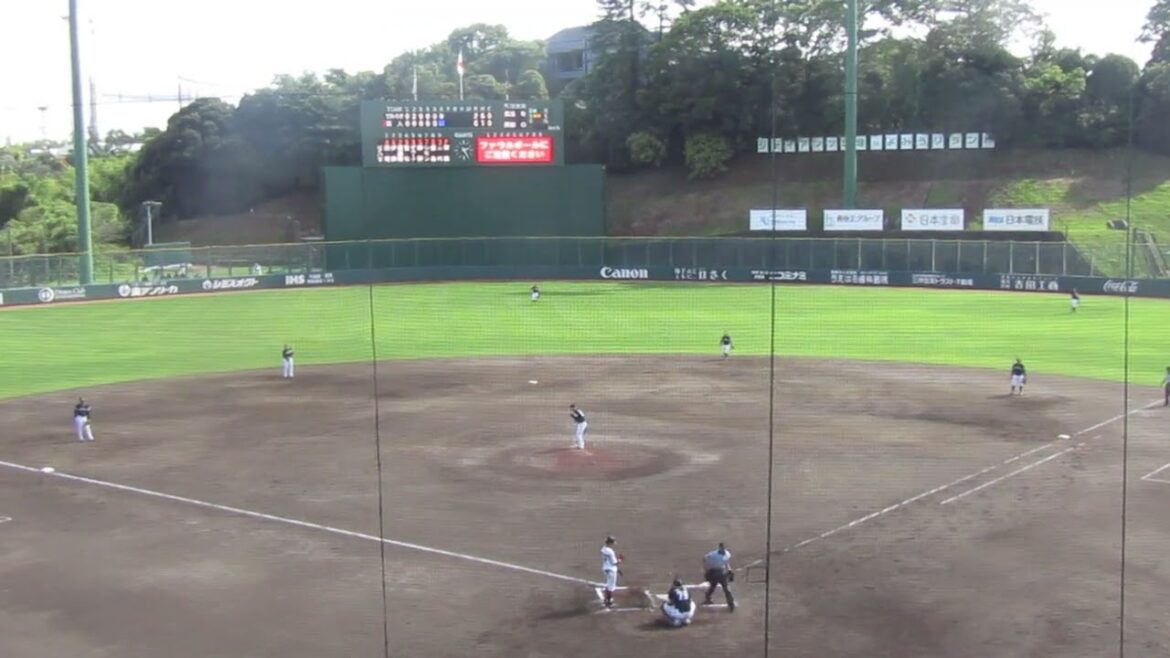 【ソフトバンク】齊藤大将〜ジャイアンツ鈴木大和をファーストライナーにう打ち取る（2024年9月2日 読売ジャイアンツ3軍 対 ソフトバンクホークス3軍）
