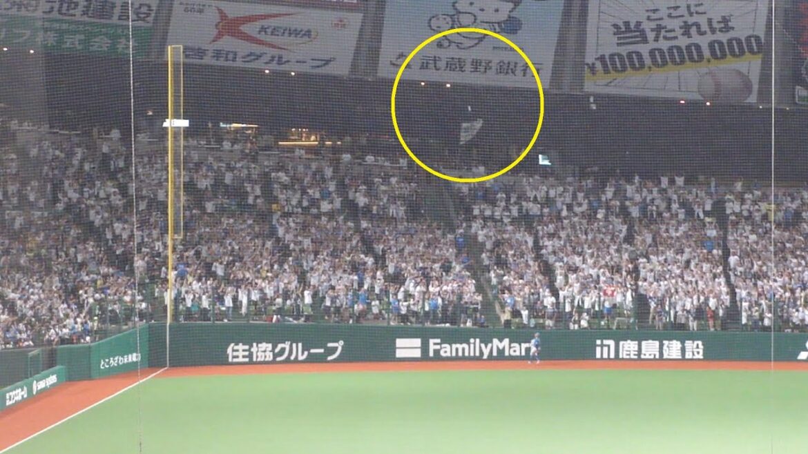 西武 野村大樹 ホームラン 第5号 2者連続ホームランの2本目　西武 vs 日本ハム　2024年9月23(月) ベルーナドーム