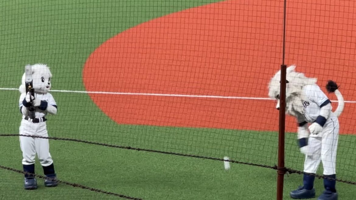 【バズーカタイム おかわり】ライナちゃんのバズーカがネットを超えずにブチギレるレオ【ファーム 西武vs巨人】2024/9/17