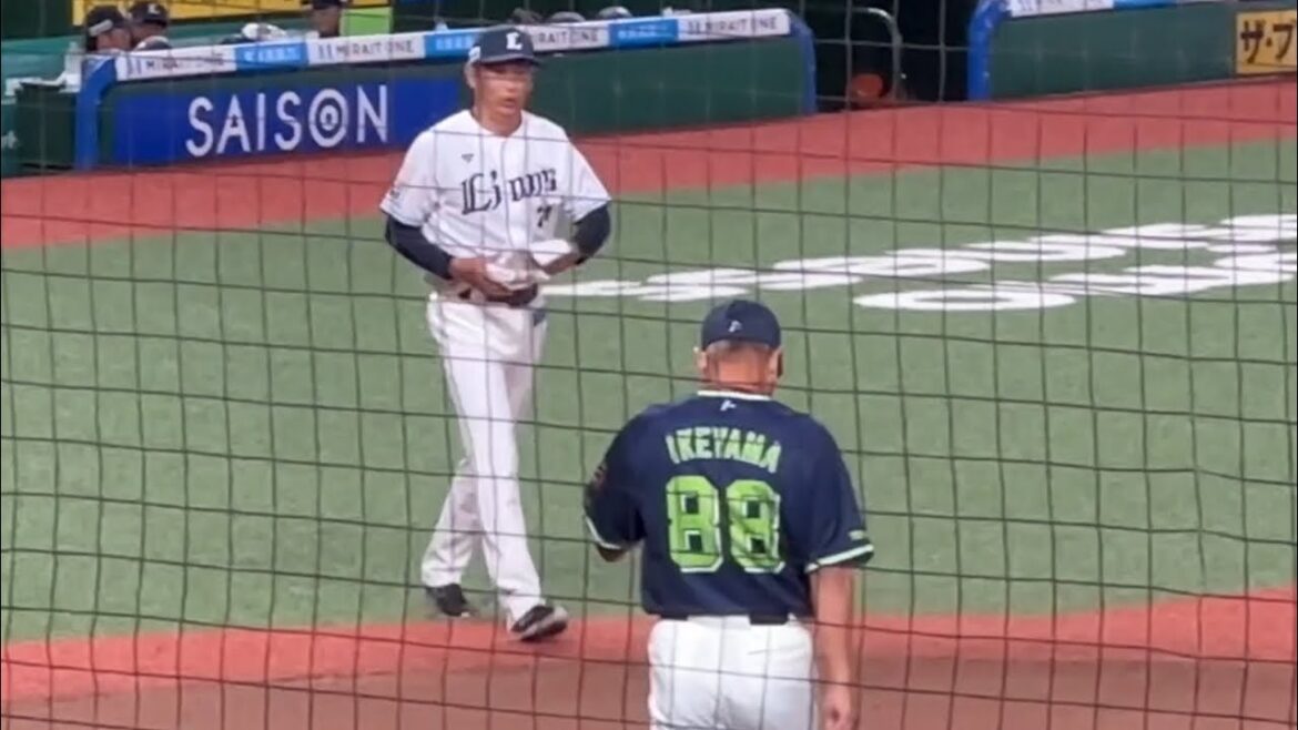 ［テレ玉でも西口監督が来季一軍監督へ、と報道されました］両監督メンバー表交換➡︎ライオンズ スタメン選手送り出し 【ファーム 西武vsヤクルト】2024/9/24