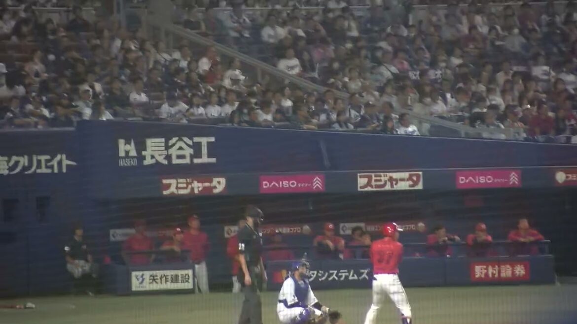 広島東洋カープ 野間峻祥選手 第3打席 ショートゴロ VS 中日ドラゴンズ 2024/9/23 バンテリンドーム