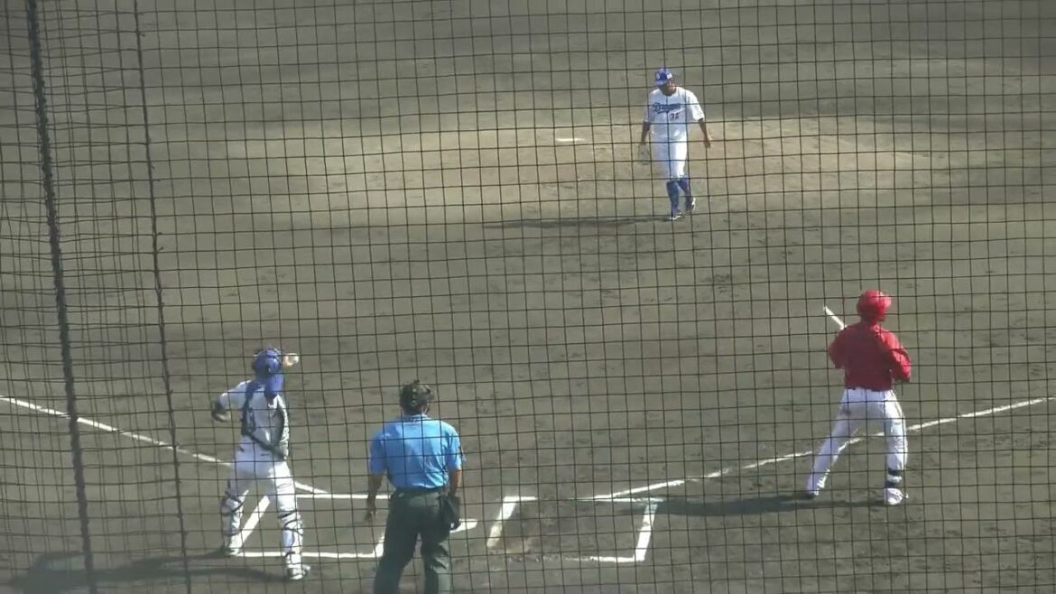 中日ドラゴンズ 福敬登投手 6回 投球 VS 広島東洋カープ 持丸泰輝選手 仲田侑仁選手 宇草孔基選手 2024/9/24 ナゴヤ球場