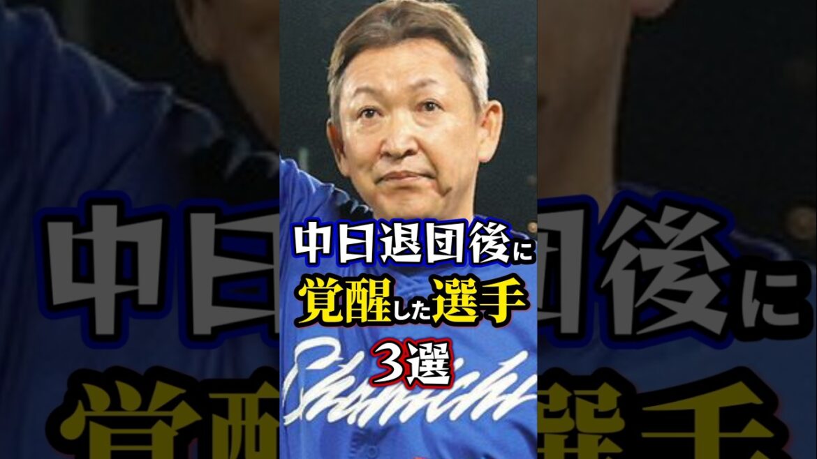 中日退団後に覚醒した選手3選 #中日ドラゴンズ