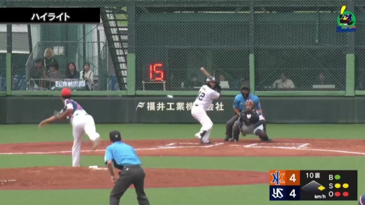 【ファームハイライト】澤井廉選手がサヨナラ2ランホームランを放つ｜9月27日 東京ヤクルトスワローズvsオイシックス新潟（戸田球場）