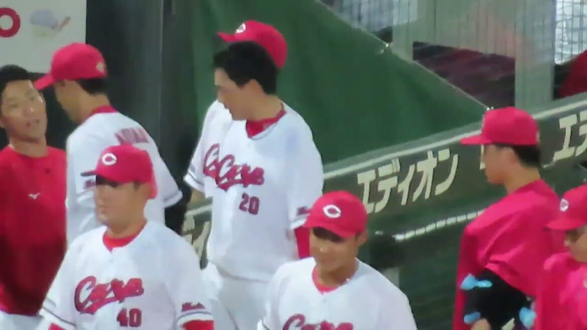 栗林🎏満塁のピンチから切り抜けた❗💪