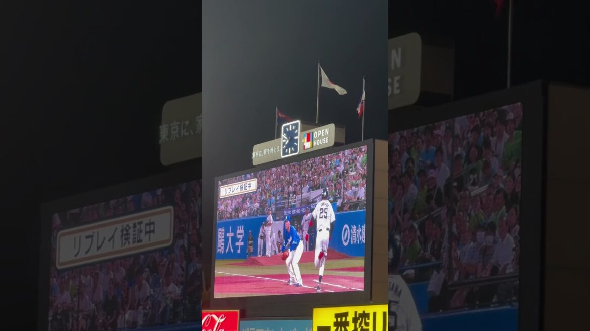 ドミンゴサンタナのリプレイ検証ヤクルトスワローズ