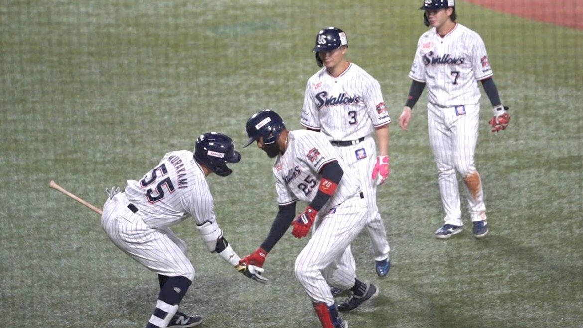 サンタナの完璧な一発！3ランホームランでリードを広げる15号 東京ヤクルトスワローズ 2024/09/28