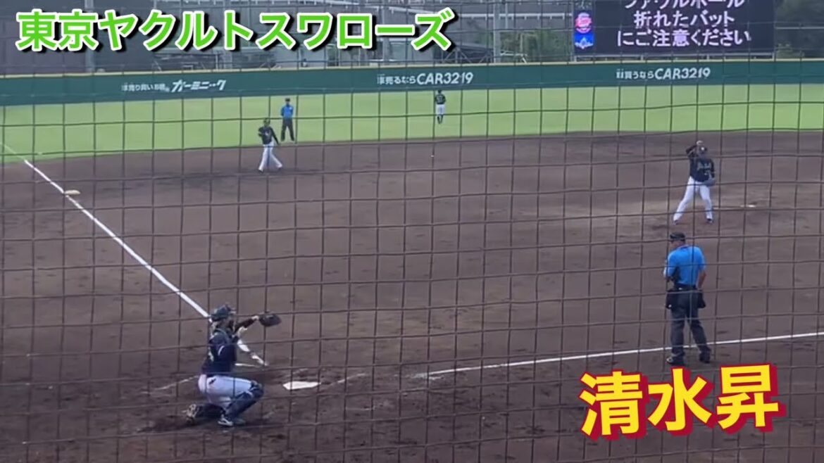 ヤクルトスワローズ　清水昇