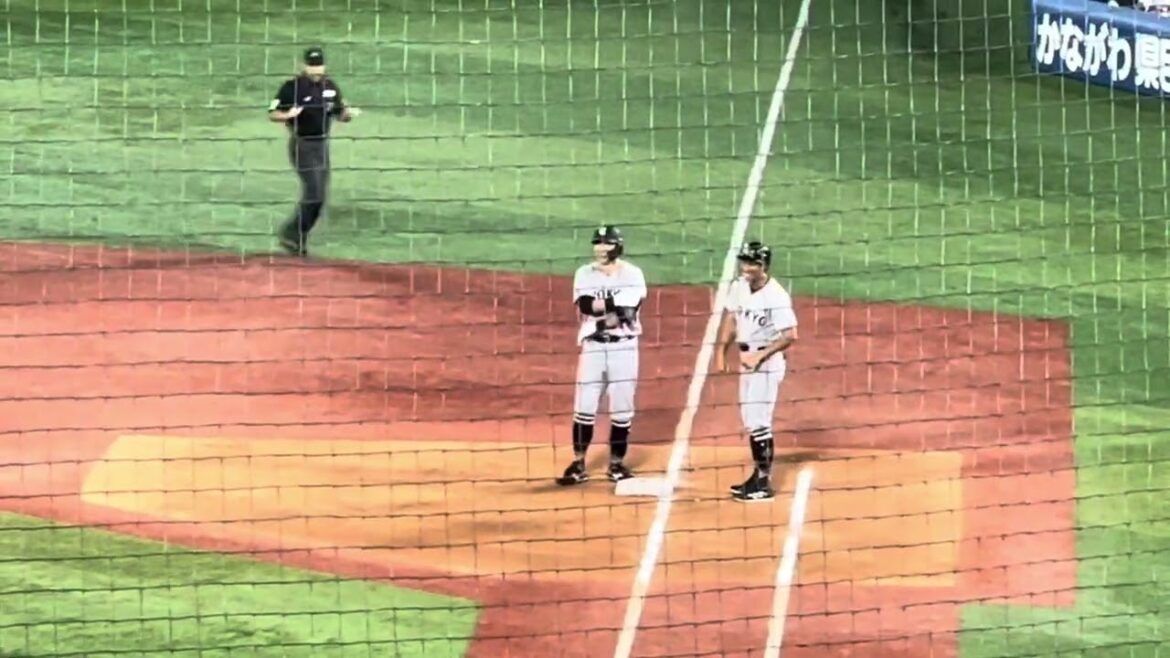 長野久義の２点タイムリーヒット！