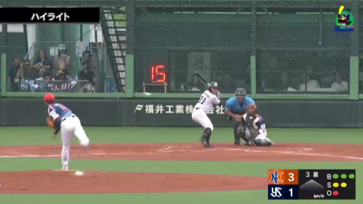 【ファームハイライト】山崎晃大朗選手が2号ソロ、澤井廉選手が3安打4打点の活躍｜9月29日 東京ヤクルトスワローズvsオイシックス新潟（戸田球場）