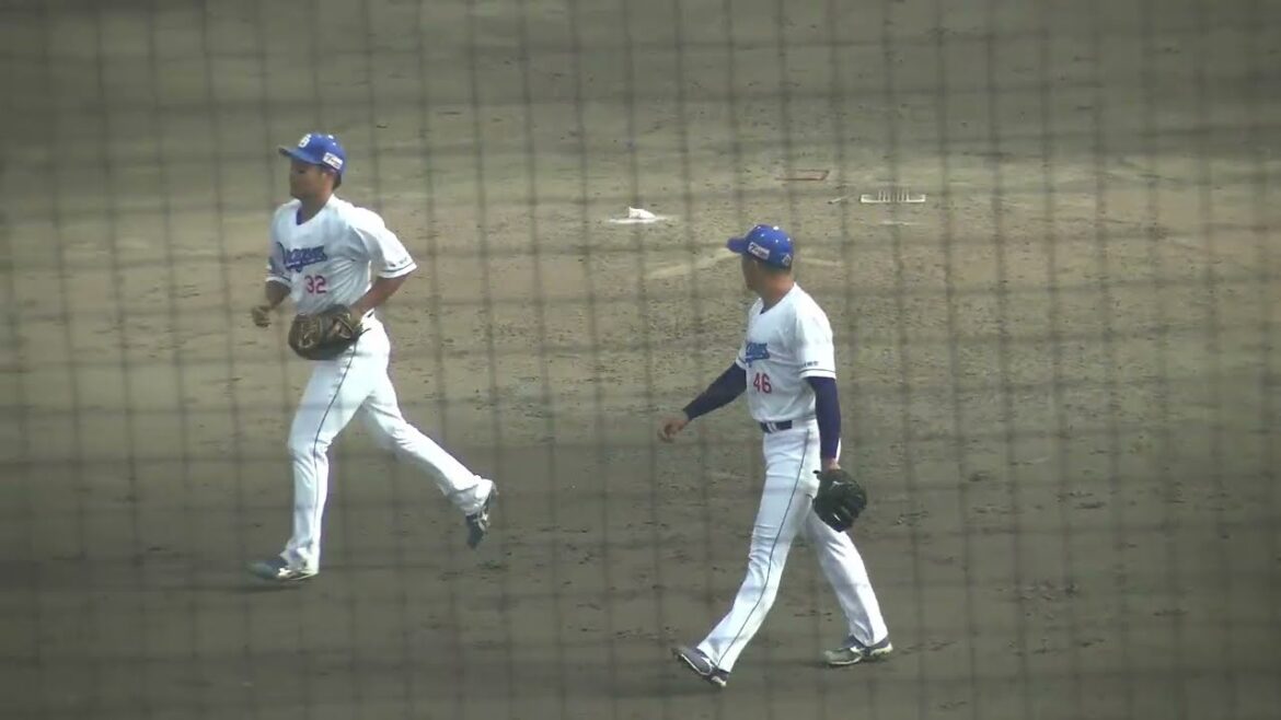 中日ドラゴンズ 梅野雄吾投手 9回 投球 VS 広島東洋カープ 持丸泰輝選手 中村健人選手 宇草孔基選手 2024/9/24 ナゴヤ球場